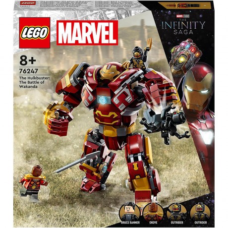 LEGO LEGO Marvel Super Heroes 76247 Hulkbuster: Der Kampf von Wakanda LEGO Marvel Super Heroes 76247 Халкбастер Битва за Ваканду