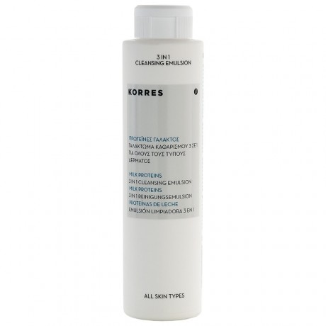 Korres (Коррес) natural products Milk Proteins 3in1 Reinigungsemulsion Reinigungslotion Reinigung, 200 мл