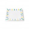 Gmundner Keramik Gmundner Keramik Buntgeflammt Dessertteller / Fruhstucksteller 20x20x2,6 cm Тарелка для десерта / тарелка для завтрака Gmundner ceramics 20x20x2,6 см