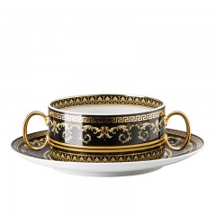Rosenthal meets Versace Rosenthal Versace Virtus Gala Black Suppentasse 2-tlg. Rosenthal Versace Virtus Gala Черная чашка для супа 2 шт.