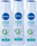 NIVEA Volume Wonder Shampoo, 750 ml (3x250 ml), Нивеа Шампунь для объёма, коллаген и экстракт бамбука, 3D объём, набор, 750 мл