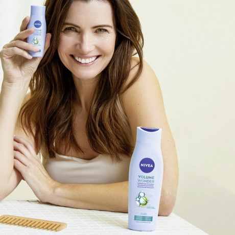 NIVEA Volume Wonder Shampoo, 750 ml (3x250 ml), Нивеа Шампунь для объёма, коллаген и экстракт бамбука, 3D объём, набор, 750 мл