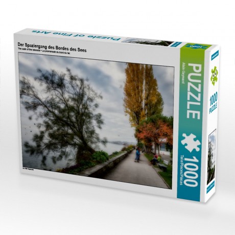 CALVENDO Puzzle CALVENDO Puzzle Der Spaziergang des Bordes des Sees Пазл CALVENDO Puzzle Прогулка по берегу озера