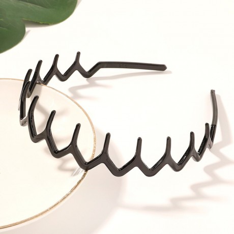 SOHO Tine Haarreif Schwarz Повязка на голову с зубцами