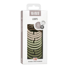 BIBS 12er-Pack Ringe Loops 12 упаковок колец и петель