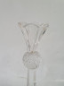 Подсвечник винтажный в форме чертополоха, хрусталь, 18 x 7 см, Германия, 1960-70гг.