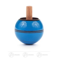 Spielzeug Steh-Auf-Kreisel blau  Hohe ca 4 Игрушка стоячая юла синяя высокая ca 4
