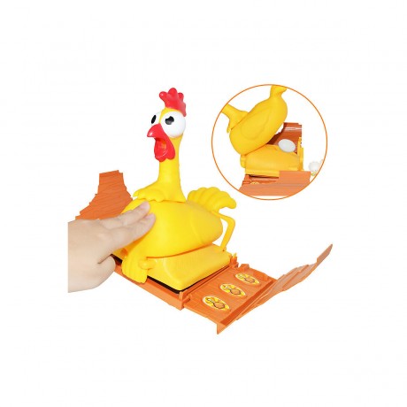Debuy Interaktives Kinderspielzeug mit schreienden Huhnern Zwanghaft eierlegende Huhner Tischspielzeug fur Eltern und Kinder Кричащие цыплята Интерактивная детская игрушка Компульсивная яйцекладка цыплят Настольные игрушки для родителей и детей