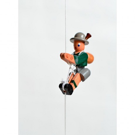Holzspielzeug Kletterfigur Bergsteiger grun Деревянная игрушка скалолазная фигурка альпинист зеленый