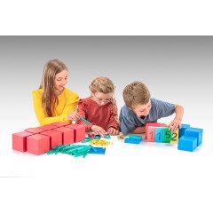 Wissner aktiv lernen Dezimalrechen-Komplettsatz (198 Teile) Полный набор десятичных калькуляторов (198 деталей)