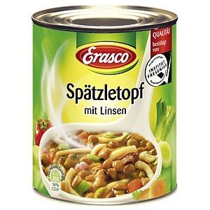 Erasco Рагу из шпецеля с чечевицей 800г