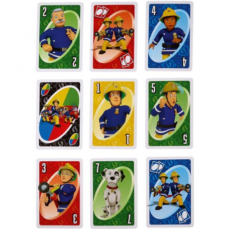 Mattel Mattel Games UNO Junior Feuerwehrmann Sam Mattel Games UNO Младший пожарный Сэм