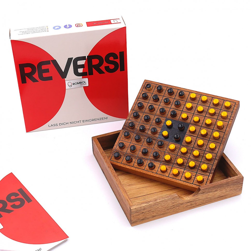 Купить ROMBOL Reversi – Interessantes Strategiespiel fur 2 Personen aus  edlem Holz Reversi – интересная стратегическая игра для двоих из ценных  пород дерева в интернет-магазине Diskontshop.eu Германия всего за 2 595  руб. в