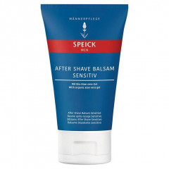 SPEICK Men After Shave Balsam Sensitiv 100ml, Speick Men бальзам после бритья для мужчин, увлажнение и снятие раздражения после бритья, с алоэ вера, бисабололом и календулой, свежий травяной аромат, 100 мл