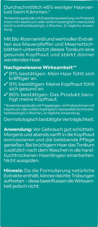 WELEDA ROSMARIN Belebendes Haar-Tonikum, 100 ml, Несмываемый розмариновый тоник для кожи головы, объёма и плотности волос, 100 мл
