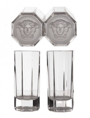Rosenthal Versace Medusa Lumiere Longdrink 2st, Розенталь Версаче Медуза Люмьер Набор из 2 стаканов лонгдринк в подарочной упаковке, 2х250 мл