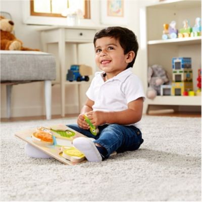 Melissa  Doug Holzklotz-Puzzle zum Anfassen und Fuhlen Пазл из деревянных блоков