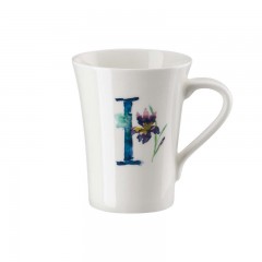 Hutschenreuther Hutschenreuther Flower Alphabet Becher mit Henkel I-Iris 0,40 L Кружка Hutschenreuther Flower Alphabet с ручкой I-Iris 0,40 л