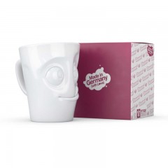 Fiftyeight Products TV Tassen Henkeltasse weiss lecker 0,35 L Чашка TV чашка с ручкой белая деликатесная 0,35 л