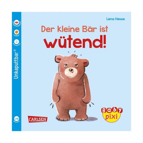Carlsen Verlag Baby Pixi (unkaputtbar) 109: VE 5 Der kleine Bar ist wutend (5 Exemplare) Baby Pixi (unbreakable) 109: VE 5 Little Bar злится (5 копий)