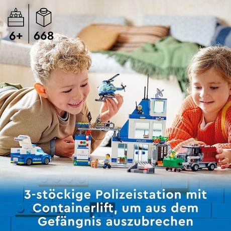 LEGO City 60316 Polizeistation ЛЕГО Полицейский участок