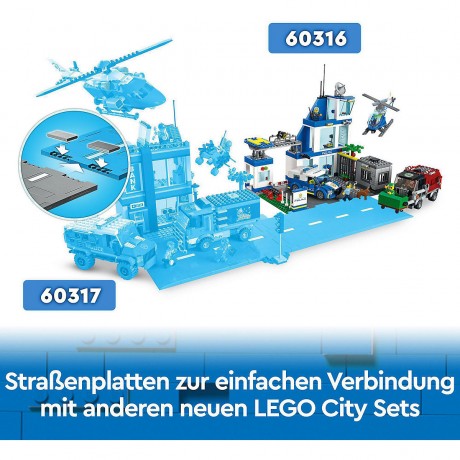 LEGO City 60316 Polizeistation ЛЕГО Полицейский участок
