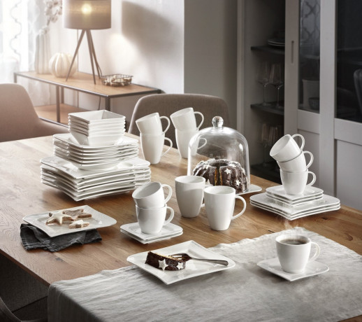 Ritzenhoff & Breker Ritzenhoff & Breker Kombiservice Melodie 42-tlg. Weiss Комбинированный сервиз Ritzenhoff & Breker Мелодия, 42 предмета.