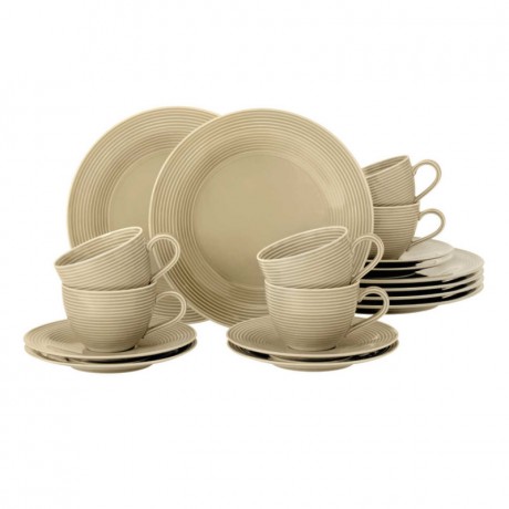 Seltmann Weiden Seltmann Weiden Beat Sandbeige Kaffeeservice 18-tlg. Seltmann Weiden Кофейный сервиз Beat песочно-бежевый, 18 предм.