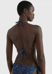 Tommy Hilfiger TRIANGLE RP PRINT Bikini top wuw/wlw floral navy ПРИНТ TRIANGLE RP Верх бикини wuw/wlw цветочный темно-синий