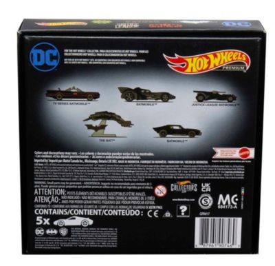 Mattel Hot Wheels Premium Batman Bundle Премиум-набор Hot Wheels с Бэтменом