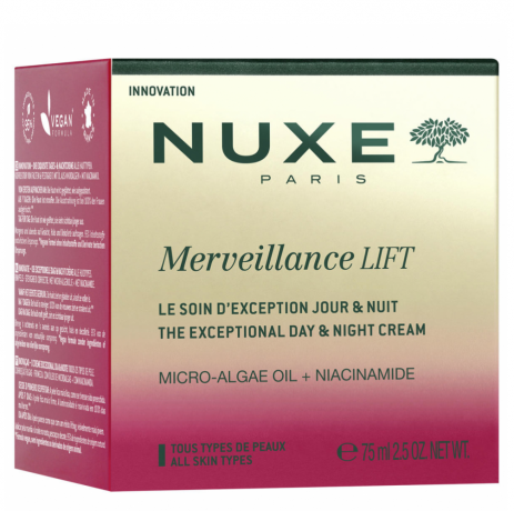 NUXE Merveillance LIFT The Exceptional Day & Night Cream Крем для разглаживания морщин и повышения упругости кожи 75мл