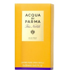 Acqua di Parma (Аква ди Парма) Iris Nobile (Нобиле) Leather Purse Spray Спрей Refill, 3 x 20 мл