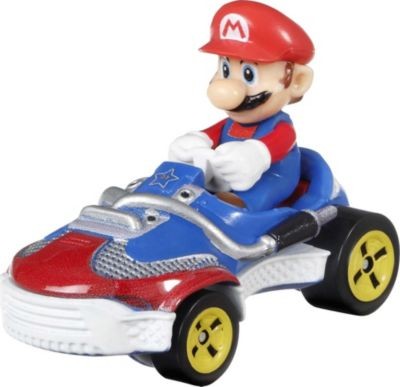 Mattel Hot Wheels Mario Kart-Fahrzeuge im 4er-Pack mit 1 exklusiven Sammlermodell Набор из 4 машин Hot Wheels Mario Kart с 1 эксклюзивной коллекционной моделью