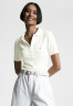 Tommy Hilfiger SLIM 5X2 Polo shirt ecru SLIM 5X2 Рубашка поло экрю