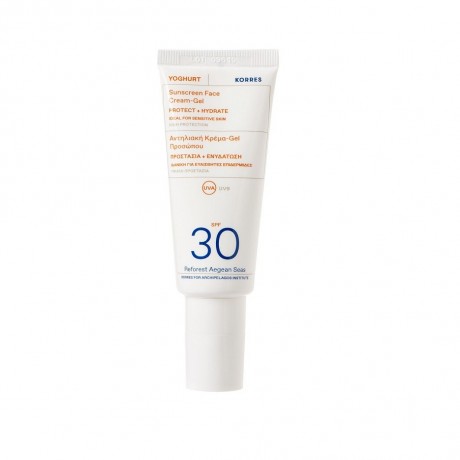 KORRES YOGHURT Sonnencreme-Gel fur das Gesicht SPF30  ЙОГУРТ солнцезащитный гель для лица SPF30