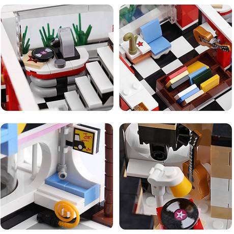 MOULD KING Klemmbausteineset Modular Building Комплект клеммных колодок Модульное здание