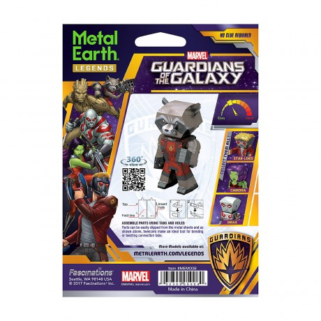 Metal Earth: Guardians of the Galaxy Rocket Металлическая Земля: Стражи Галактики Ракета