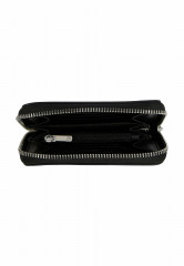 Tommy Hilfiger MEDIUM PEBBLE GRAIN MONOGRAM  Wallet black СРЕДНЯЯ ГАЛКА МОНОГРАММА Бумажник черный