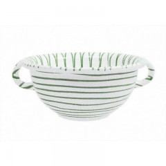 Gmundner Keramik Gmundner Keramik Grungeflammt Weitling d: 17 cm / 0,6 L Gmundner Ceramics Weitling с зеленым пламенем d: 17 см / 0,6 л