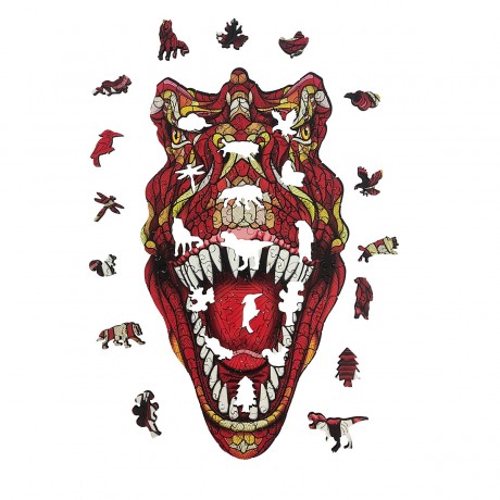 ANIWOOD Holz-Puzzle T-Rex L (200 Teile) Пазл деревянный T-Rex L (200 деталей)