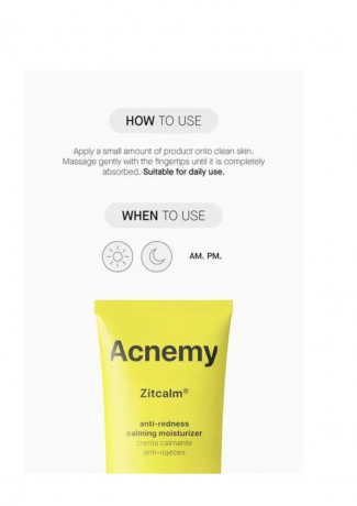 Acnemy Zitcalm Calming Moisturizer, Крем для лица от покраснений успокаивающий, увлажняющий, для проблемной и чувствительной кожи, 50 мл