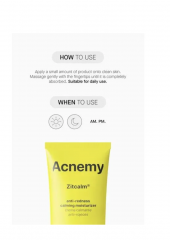 Acnemy Zitcalm Calming Moisturizer, Крем для лица от покраснений успокаивающий, увлажняющий, для проблемной и чувствительной кожи, 50 мл