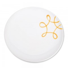 Gmundner Keramik Gmundner Keramik Gelbgeflammt Speiseteller Cup d: 25 cm / h: 2,8 cm Gmundner керамическая желтая чашка с пламенем для обеденной тарелки d: 25 см / высота: 2,8 см