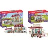 Schleich Schleich Horse Club Bundle: 42551 Horse Club Lakeside Pferdehof + 42593 Wohnwagen fur geheime Club-Treffen Комплект Schleich Horse Club: 42551 конная ферма Horse Club на берегу озера + 42593 караван для секретных клубных встреч