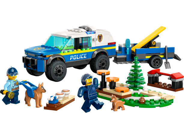 Lego Mobiles Polizeihunde-Training Мобильная дрессировка полицейских собак