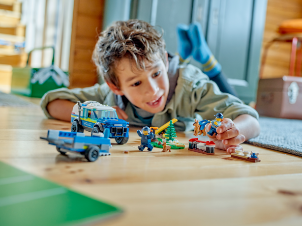 Lego Mobiles Polizeihunde-Training Мобильная дрессировка полицейских собак