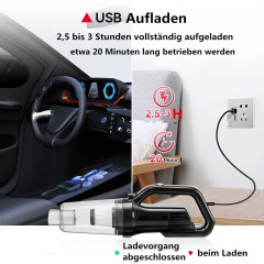 Andeman Andeman Akku-Handstaubsauger, 120W Wirless Handsauger 8000Pa Fur Auto Hause  Беспроводной ручной пылесос Andeman, беспроводной ручной пылесос мощностью 120 Вт, 8000 Па, для дома в машине