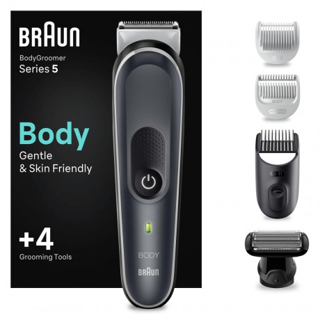 Braun BodyGroomer BG5360 Gentle Grey  Груммер для кузова BG5360 нежный серый