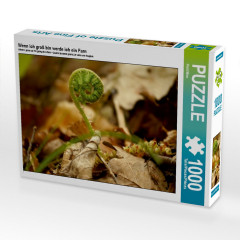 CALVENDO Puzzle CALVENDO Puzzle Wenn ich gross bin werde ich ein Farn Пазл CALVENDO Puzzle Когда я вырасту