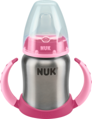 Nuk обучающая кружка  Cup Edelstahl Rosa, 125ml, 1 шт